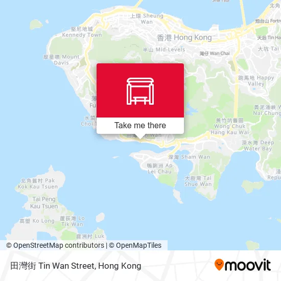 田灣街 Tin Wan Street地圖
