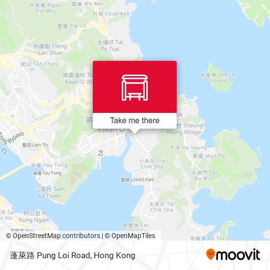 蓬萊路 Pung Loi Road map