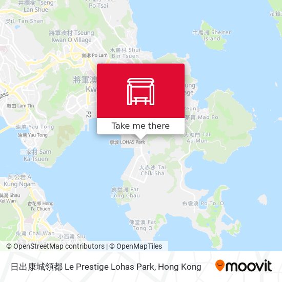 日出康城領都 Le Prestige Lohas Park map