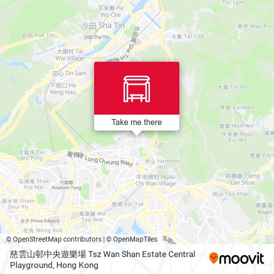 慈雲山邨中央遊樂場 Tsz Wan Shan Estate Central Playground map