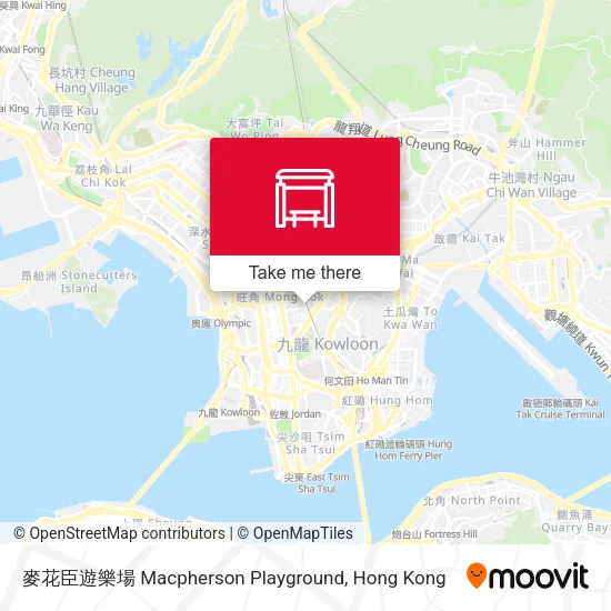 麥花臣遊樂場 Macpherson Playground map