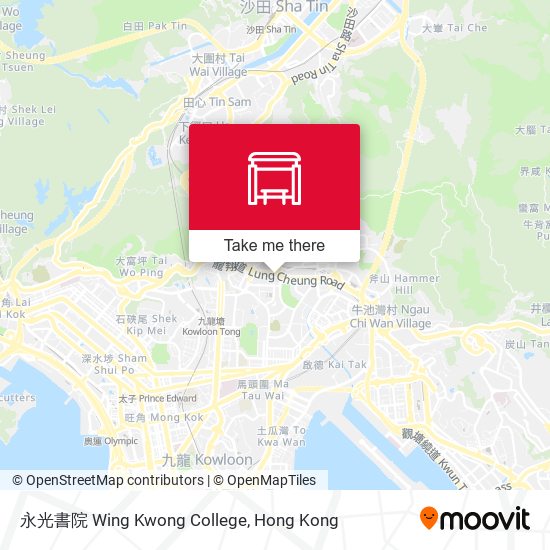 永光書院 Wing Kwong College map