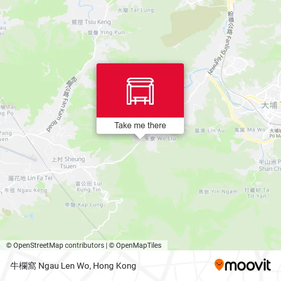 牛欄窩 Ngau Len Wo地圖