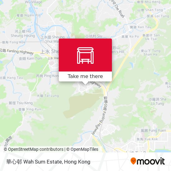 華心邨 Wah Sum Estate map