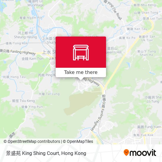 景盛苑 King Shing Court map