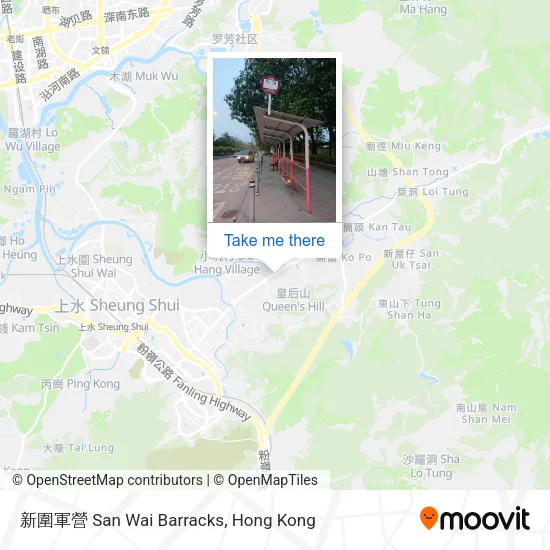 新圍軍營 San Wai Barracks地圖