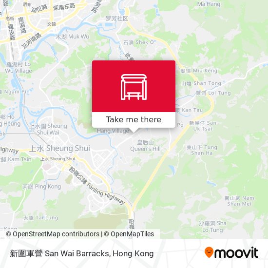 新圍軍營 San Wai Barracks map