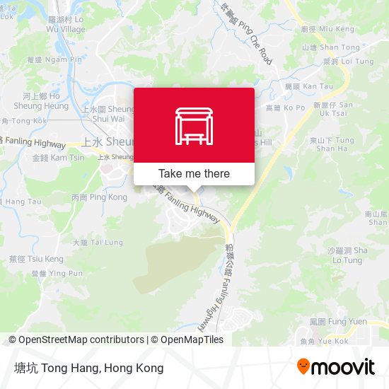 塘坑 Tong Hang map