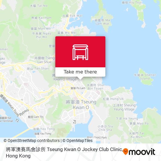 將軍澳賽馬會診所 Tseung Kwan O Jockey Club Clinic map
