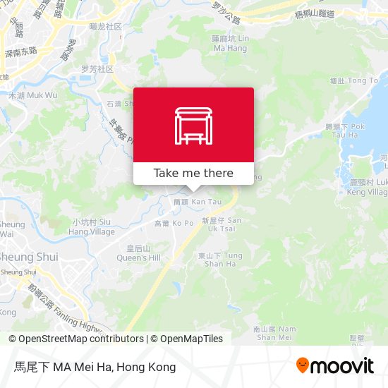 馬尾下 MA Mei Ha map