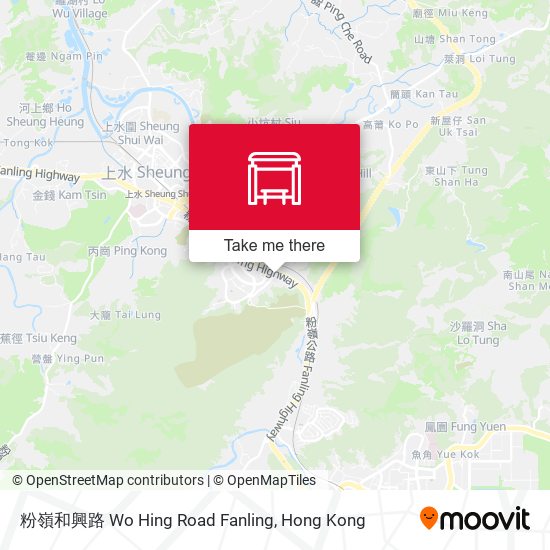 粉嶺和興路 Wo Hing Road Fanling map