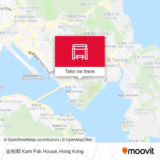 金栢閣 Kam Pak House map