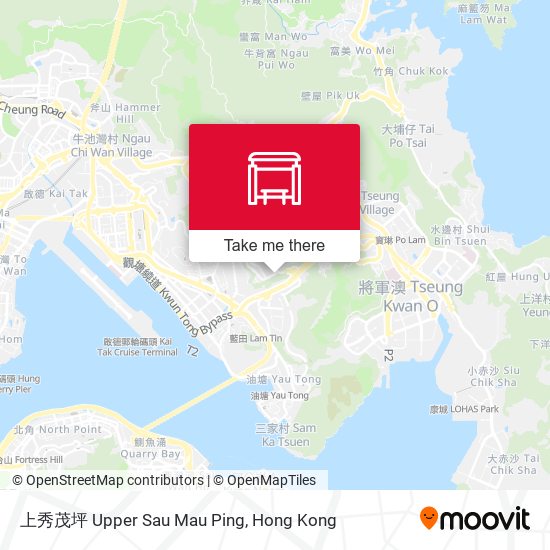 上秀茂坪 Upper Sau Mau Ping map