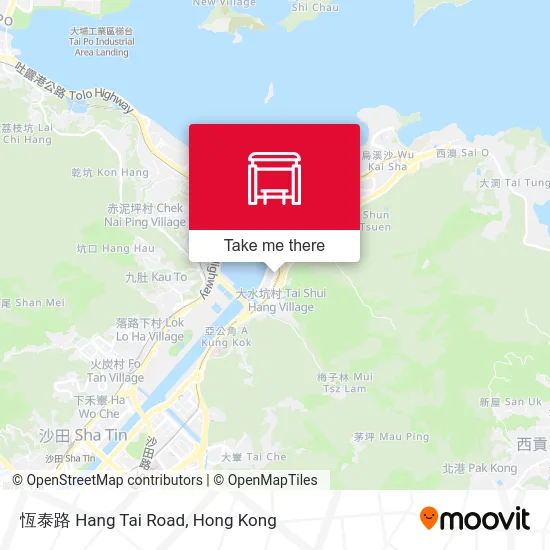恆泰路 Hang Tai Road map