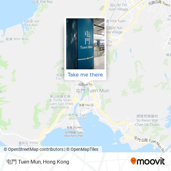 屯門 Tuen Mun map