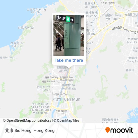 兆康 Siu Hong map