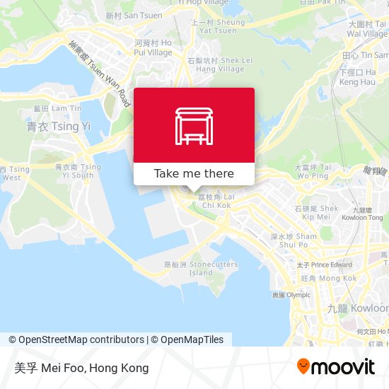 美孚 Mei Foo map