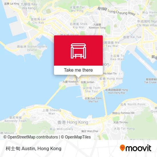 柯士甸 Austin地圖