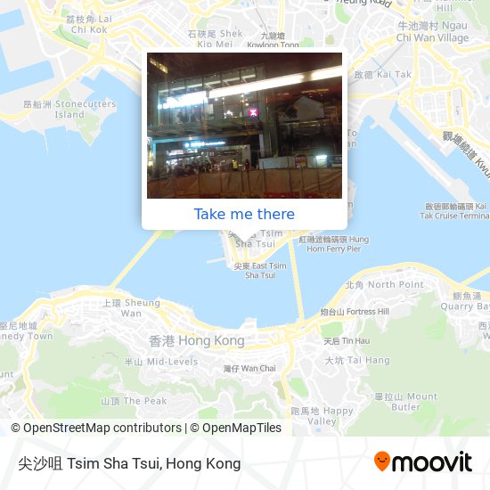 尖沙咀 Tsim Sha Tsui map