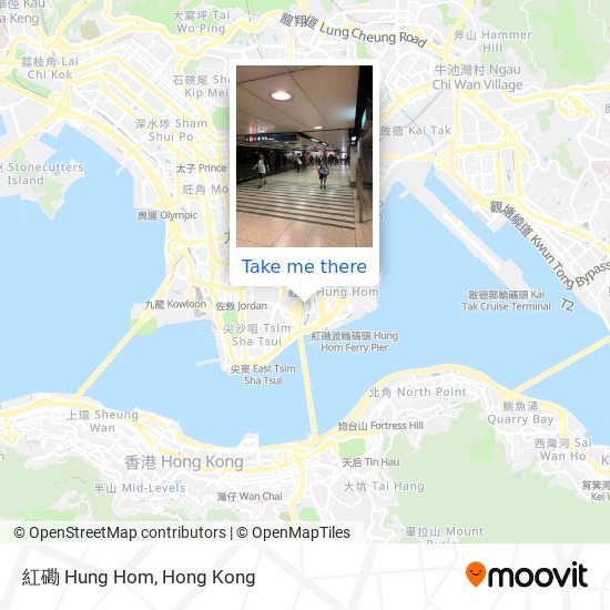 紅磡 Hung Hom map
