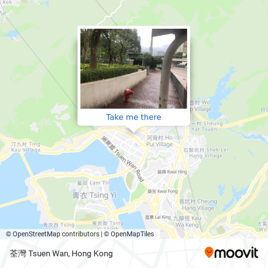 荃灣 Tsuen Wan map