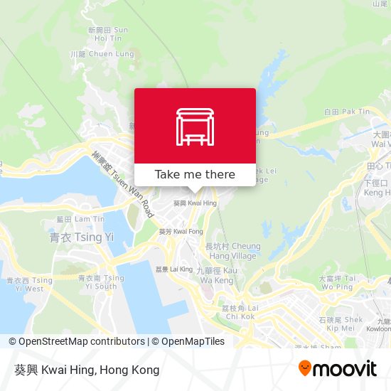 葵興 Kwai Hing map