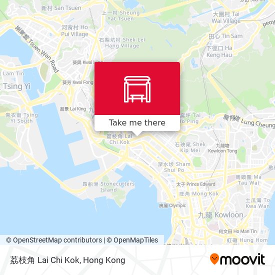 荔枝角 Lai Chi Kok map
