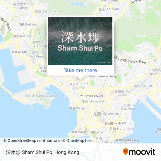 深水埗 Sham Shui Po map