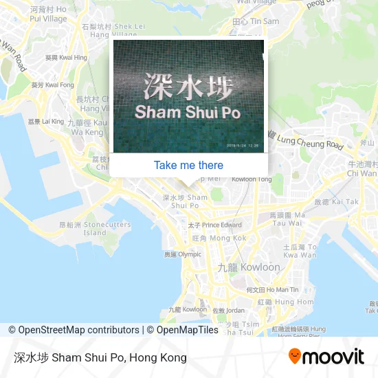 深水埗 Sham Shui Po地圖
