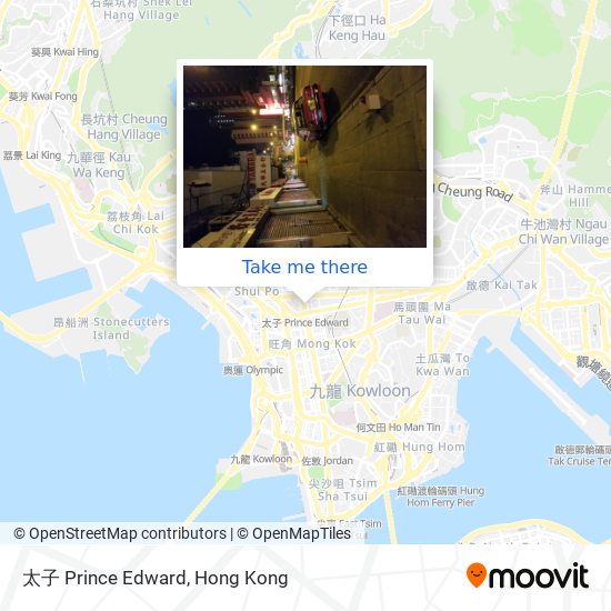 太子 Prince Edward map