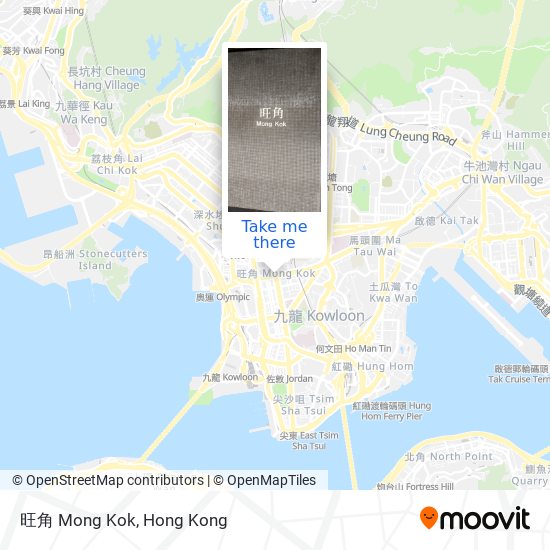 旺角 Mong Kok map