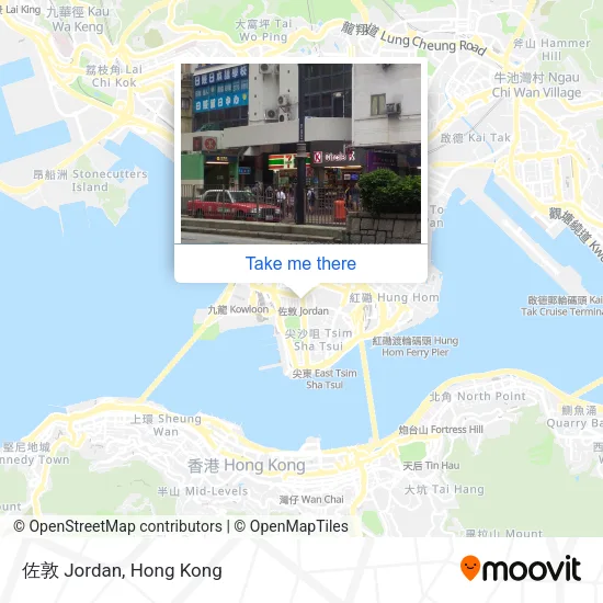 佐敦 Jordan map