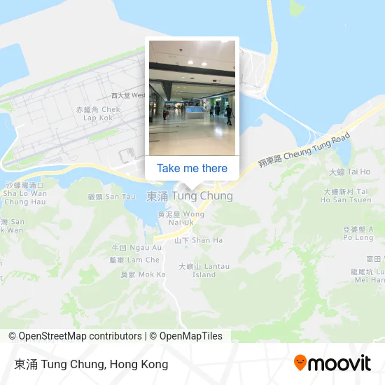 東涌 Tung Chung map