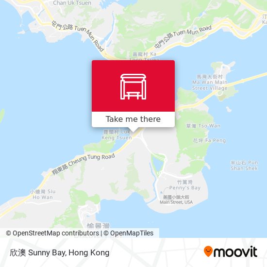 欣澳 Sunny Bay map