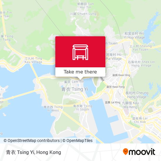 青衣 Tsing Yi map
