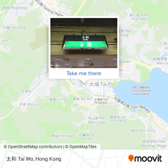 太和 Tai Wo map