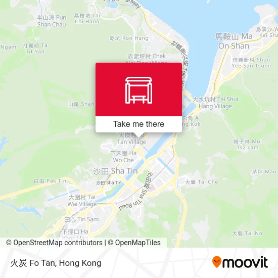 火炭 Fo Tan地圖