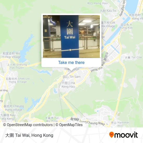 大圍 Tai Wai map