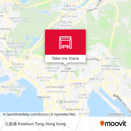九龍塘 Kowloon Tong map