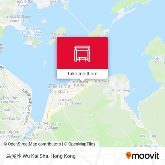 烏溪沙 Wu Kai Sha地圖