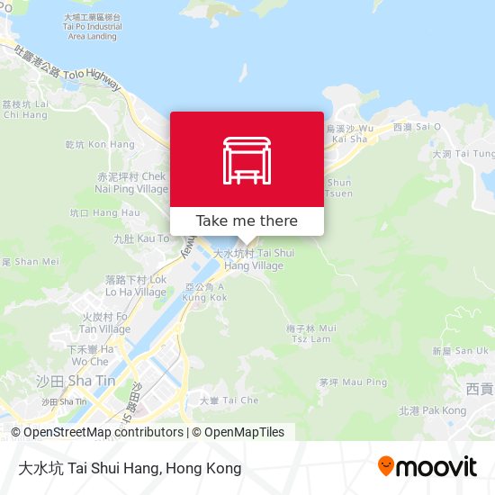 大水坑 Tai Shui Hang map