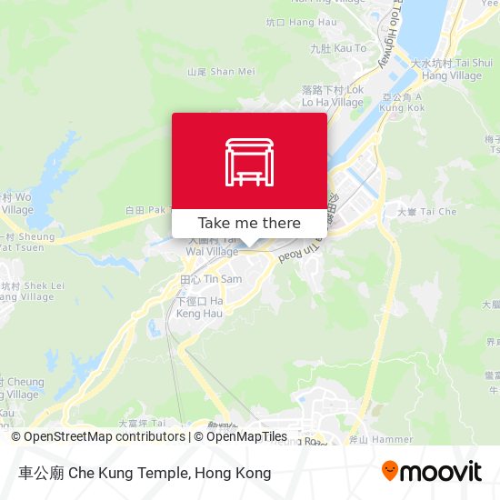 車公廟 Che Kung Temple map