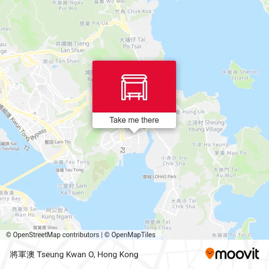 將軍澳 Tseung Kwan O map