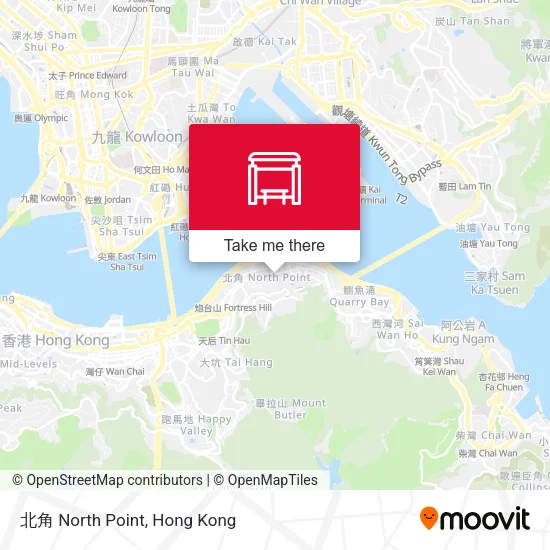 北角 North Point map