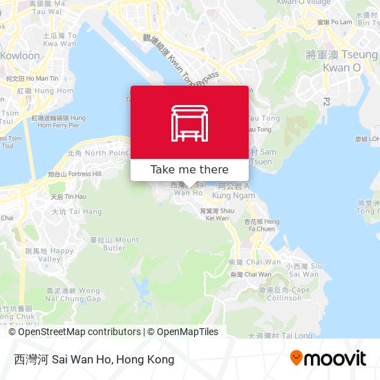 西灣河 Sai Wan Ho map