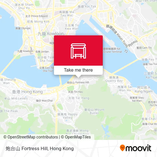 炮台山 Fortress Hill map