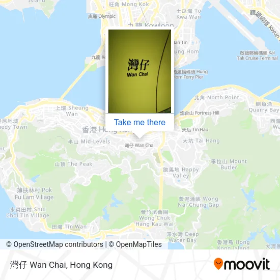 灣仔 Wan Chai地圖