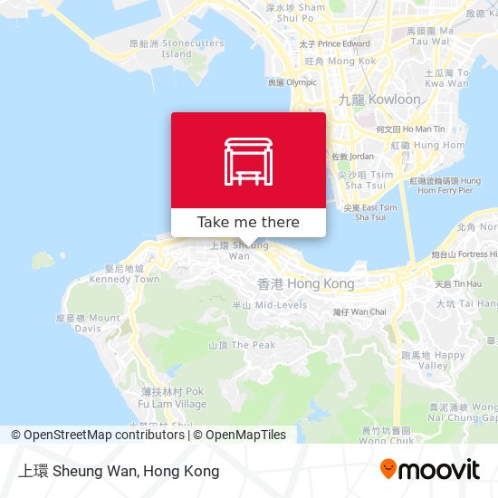 上環 Sheung Wan map
