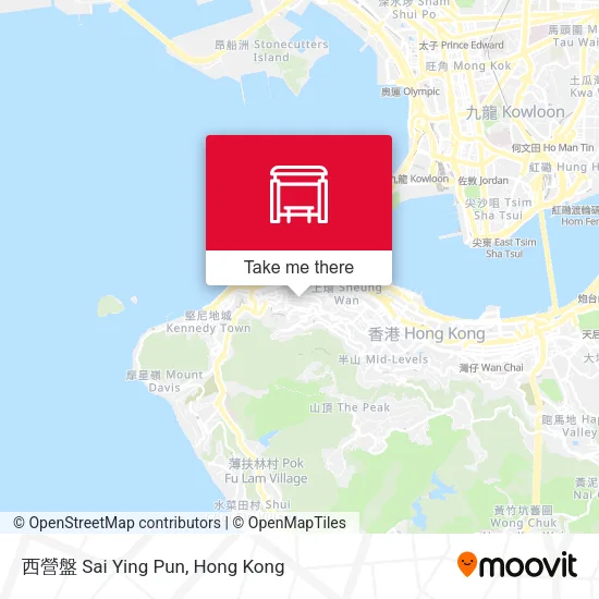 西營盤 Sai Ying Pun map