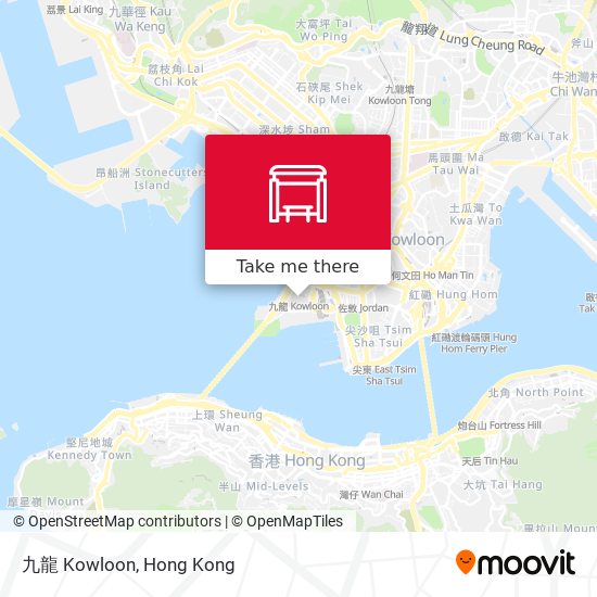 九龍 Kowloon map